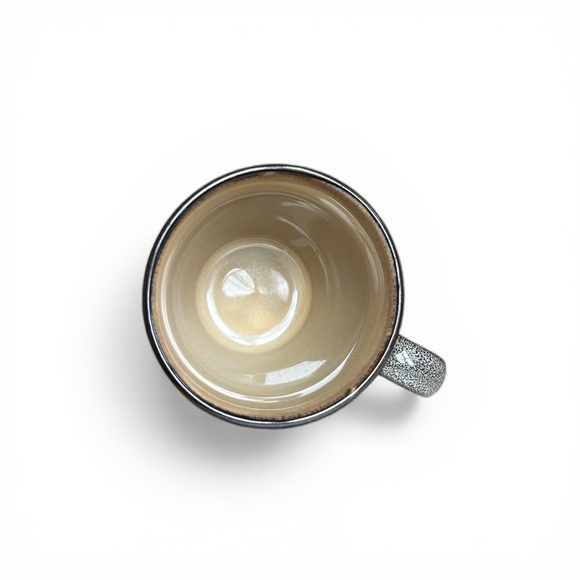 Set of 6 Sango Roma Sage Coffee Mugs | 4814 Stoneware Green/Tan - Picture 3 of 7